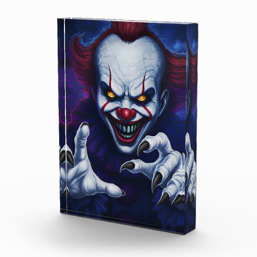 Scary Clown Photo Block Fotoblokken (Rechts)