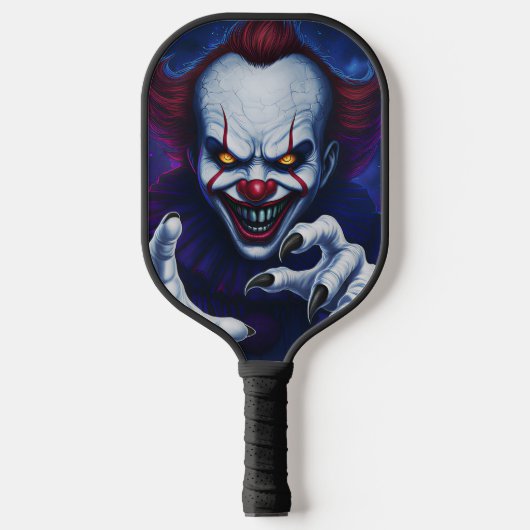 Scary Clown Pickleball Paddle (Voorkant)