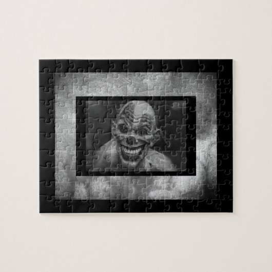Scary Clown Puzzle Legpuzzel (Horizontaal)