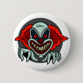 Scary Clown Ronde Button 5,7 Cm (Voorkant)