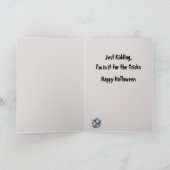 Scary Clown Skeleton Doll Halloween-kaart Feestdagen Kaart (Binnen)