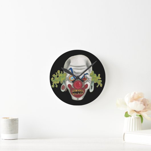 Scary Clown Time Ronde Klok (Huis)