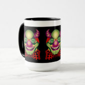 Scary Clown verschrikkelijk mok (Voorkant links)