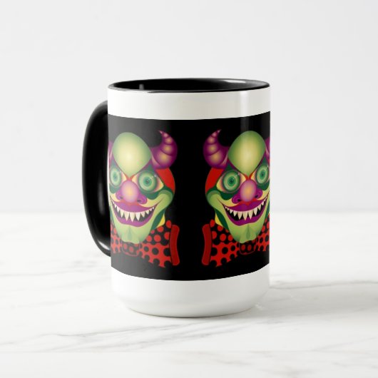 Scary Clown verschrikkelijk mok (Voorkant links)