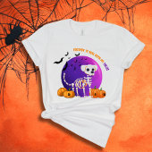 Scary Collie Halloween Full Moon T-shirt