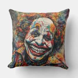Scary Creepy Clown Kussen