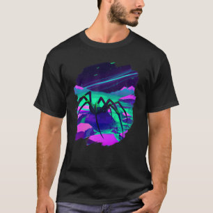 Scary Creepy Giant Mutant Spider Creater in Space T-shirt