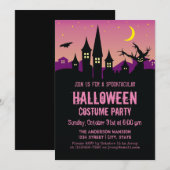 Scary Creepy Haunted House Halloween Costume Party Kaart (Voorkant / Achterkant)