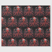 Scary Cthulhu Christmas Lovecraft Cadeaupapier (Vlak)