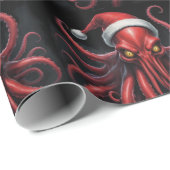 Scary Cthulhu Christmas Lovecraft Cadeaupapier (Rol Hoek)