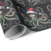 Scary Cthulhu Horror Kerstmis Cadeaupapier (Rol Hoek)