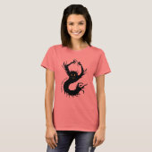 Scary Demon Creature Happy Halloween T-shirt (Voorkant volledig)