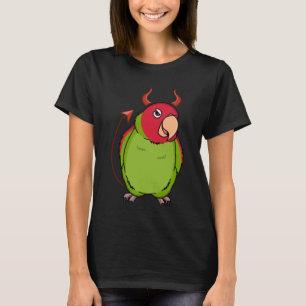 Scary Devil Costume Parrot I Cherry head Conure T-shirt