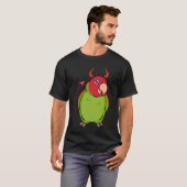 Scary Devil Costume Parrot I Cherry head Conure T-shirt (Voorkant volledig)