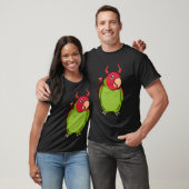 Scary Devil Costume Parrot I Cherry head Conure T-shirt (Unisex)