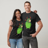 Scary Devil Costume Parrot I Green Parrotlet T-shirt (Unisex)