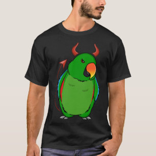 Scary Devil Costume Parrot I Male Eclectus T-shirt