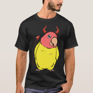 Scary Devil Costume Parrot I Peach face Lutino Lo T-shirt