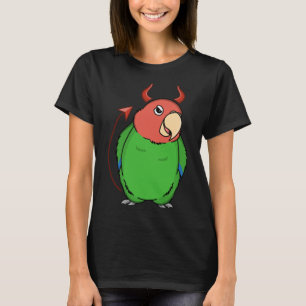 Scary Devil Costume Parrot I Rosy heeft groene lie T-shirt