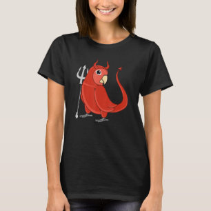 Scary Devil Costume Parrot I Rosy heeft groene lie T-shirt