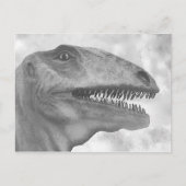Scary Dinosaur Briefkaart (Voorkant)
