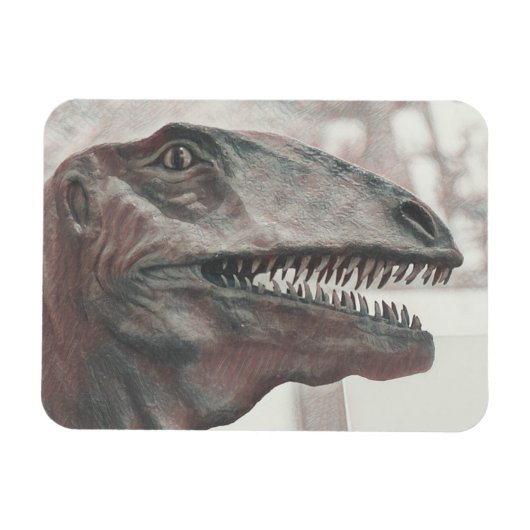 Scary Dinosaur Magneet (Horizontaal)