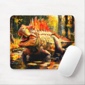 Scary Dinosaur Muismat (Met muis)