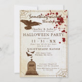  Scary Eerie Gothic Creepy Bloody Halloween Kaart (Voorkant)