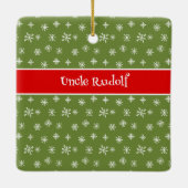 Scary Elf Snoep Gingerbread House Keramisch Ornament (Achterkant)