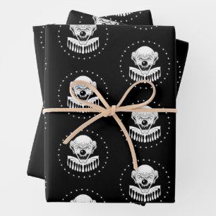 Scary Evil Clown Horror Wrapping Paper