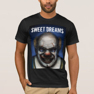 SCARY EVIL CLOWN SWEET DREAMS T-SHIRTS T - SHIRTS