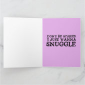 SCARY EVIL SLOT DENKING VAN U Wenskaart Kaart (Binnen)