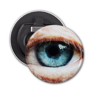 Scary Eyeball & Halloween Blue Eye/spooky zombie Button Flesopener