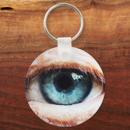 Scary Eyeball & Halloween Blue Eye/spooky zombie Sleutelhanger (Voorkant)
