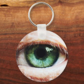 Scary Eyeball & Halloween Green Eye/spooky zombie Sleutelhanger (Voorkant)