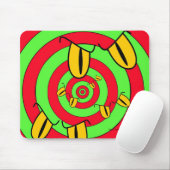 Scary Eyes Mousepad Muismat (Met muis)