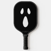 Scary Face Boo Ghost Funny Stylish Halloween Pickleball Paddle (Voorkant)