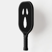 Scary Face Boo Ghost Funny Stylish Halloween Pickleball Paddle (Links)