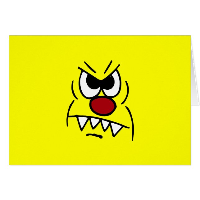 Scary Face Grumpey (Voorkant Horizontaal)