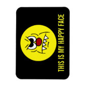 Scary Face Grumpey Magneet (Verticaal)