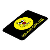 Scary Face Grumpey Magneet (Linkerzijde)