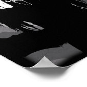 Scary Face Horror Poster Halloween (Hoek)