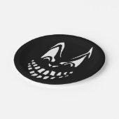 Scary Face Paper-Bord Papieren Bordje (Gekanteld)