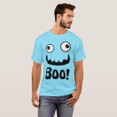 Scary Fanny Face Boo Halloween T-shirt (Voorkant volledig)