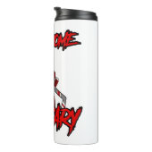 Scary Funny Halloween Clown Hockey Goalie Thermosbeker (Geroteerd rechts)