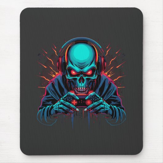 Scary Gamer Mode Active Amazing  Muismat (Voorkant)