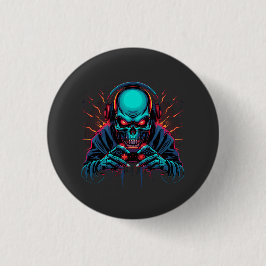 Scary Gamer-modus actief, geweldig Ronde Button 3,2 Cm