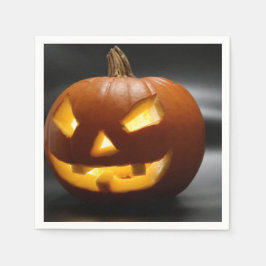 Scary Gap Tooth Halloween pomkin Servet