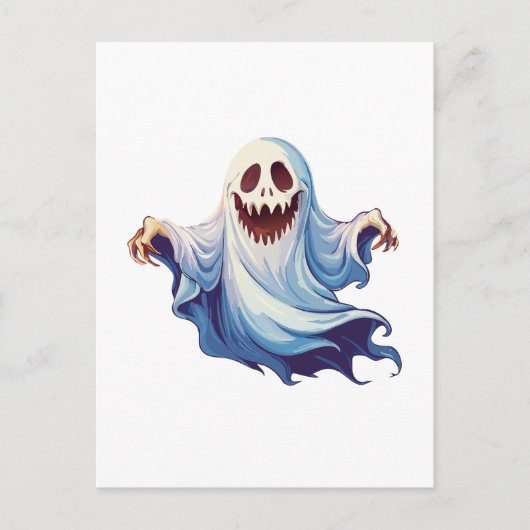 Scary ghost briefkaart (Voorkant)