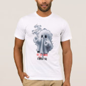 Scary Ghost D1-Halloween kostuums T-shirt (Voorkant)